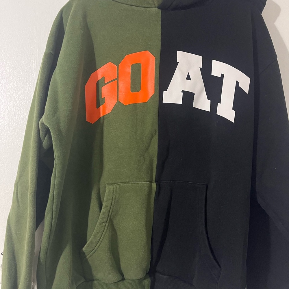 Fashion Nova Green and Black Hoodie